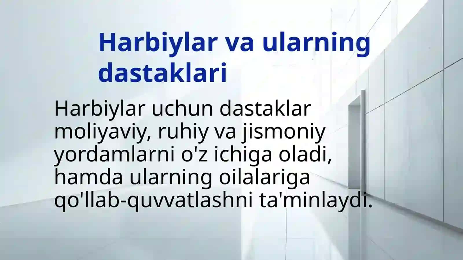 Harbiylar va ularning oilalarining ijtimoiy ish bilan bog‘liq xususiyatlarini o‘rganish 4