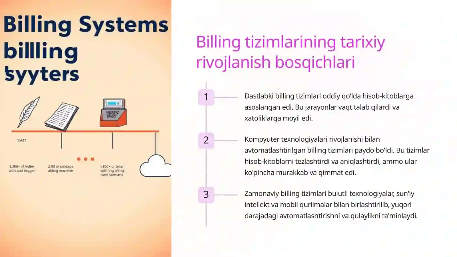 Billing tizimlarining ishlash texnologiyasi va iqtisodiyotda qo'llash salmog'i 4