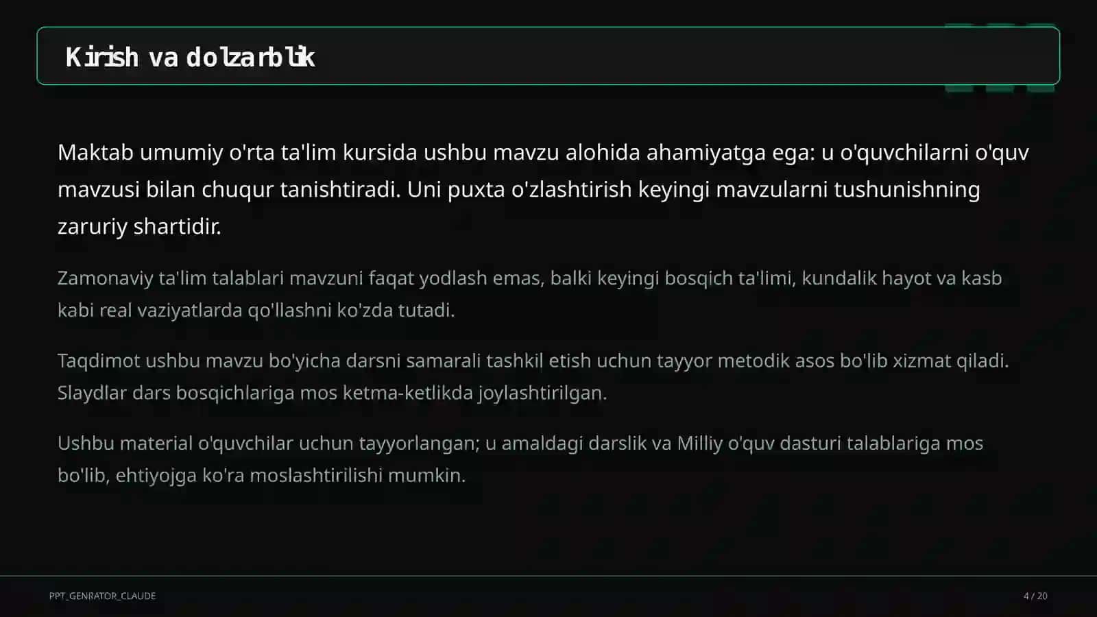 KPI: natijaga yo'naltirilgan boshqaruv (2026) 4