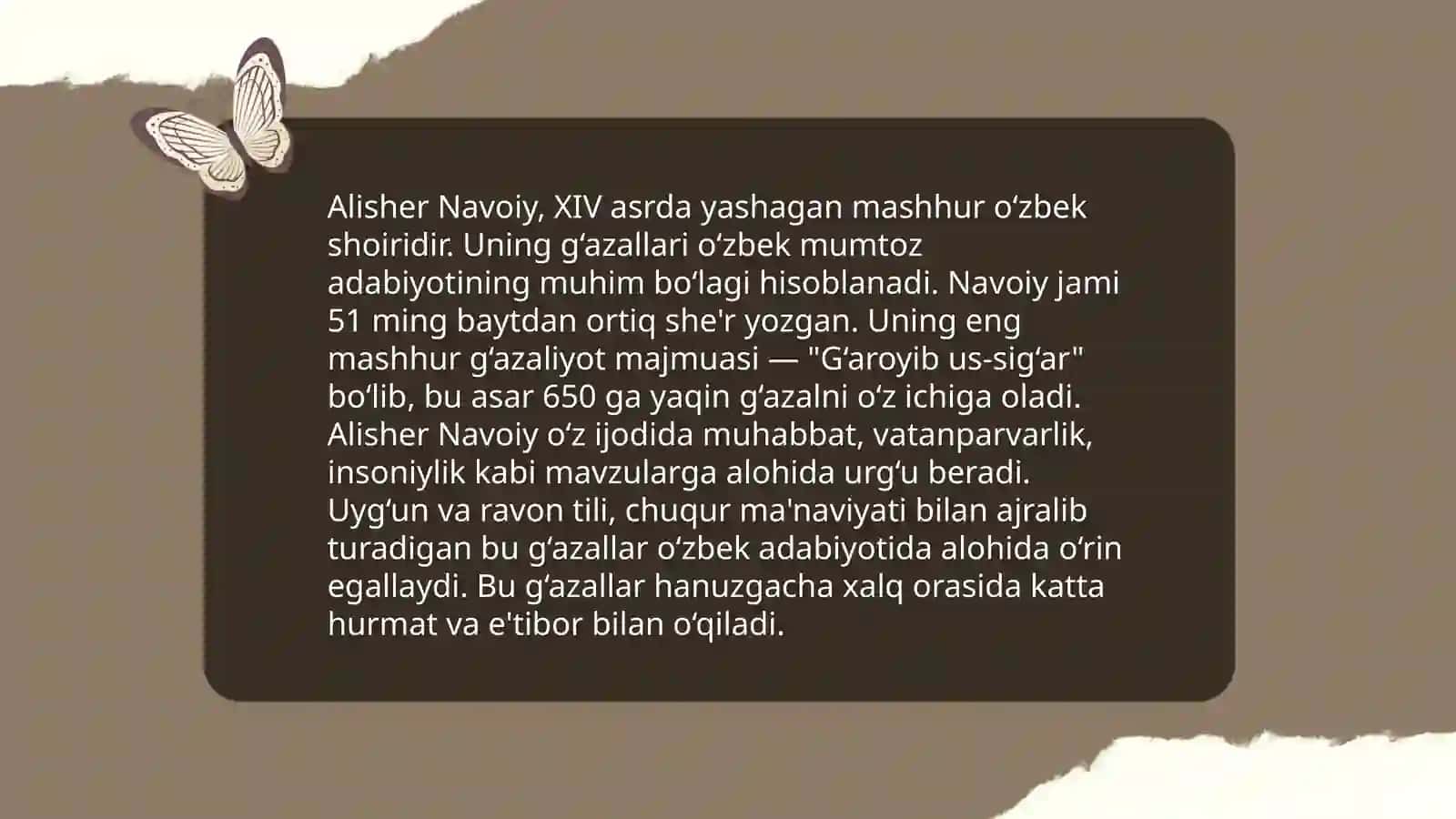 Alisher Navoiy nutqi 4