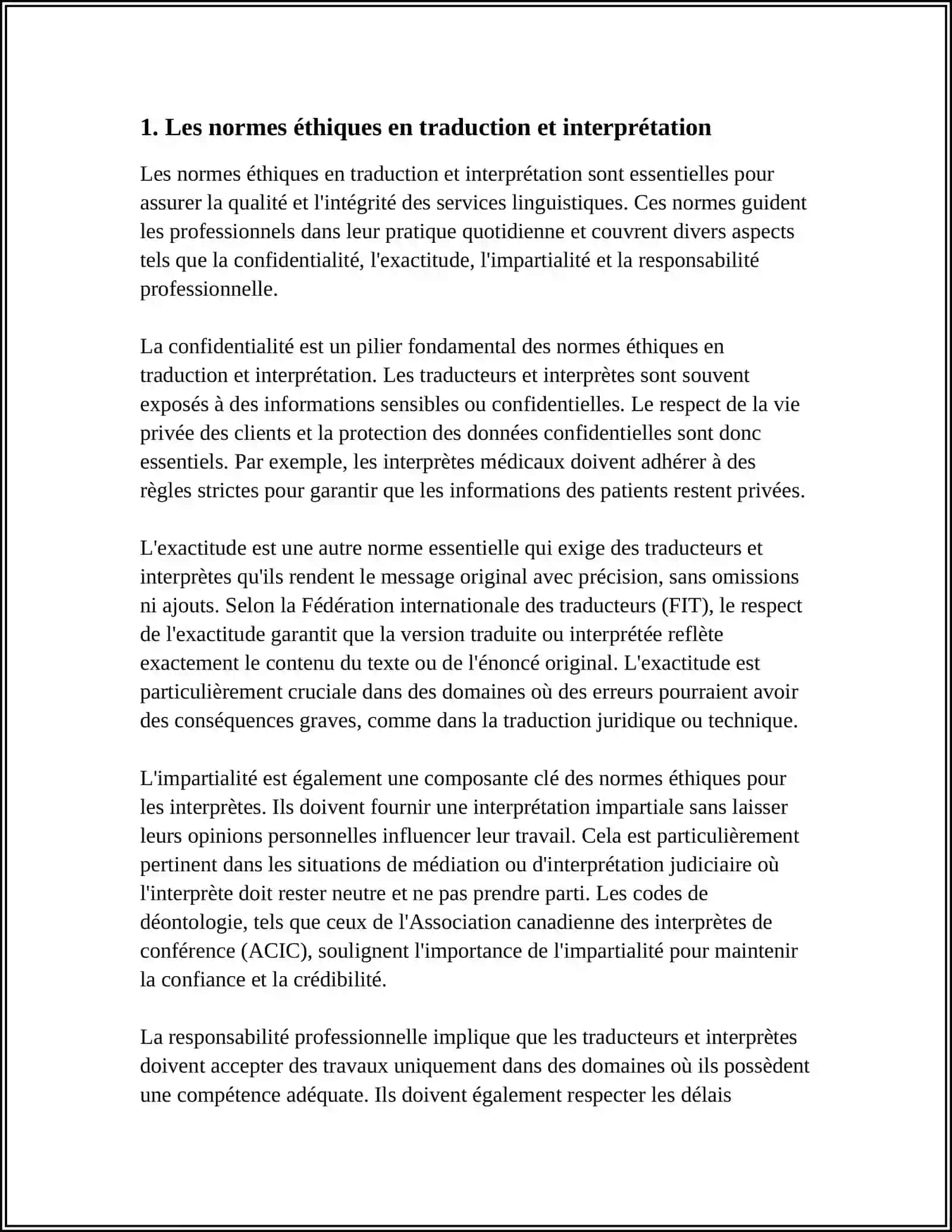 REFERAT: LES NORMES ÉTHIQUES DANS LA CULTURE ET LA LANGUE ÉTRANGÈRES 4