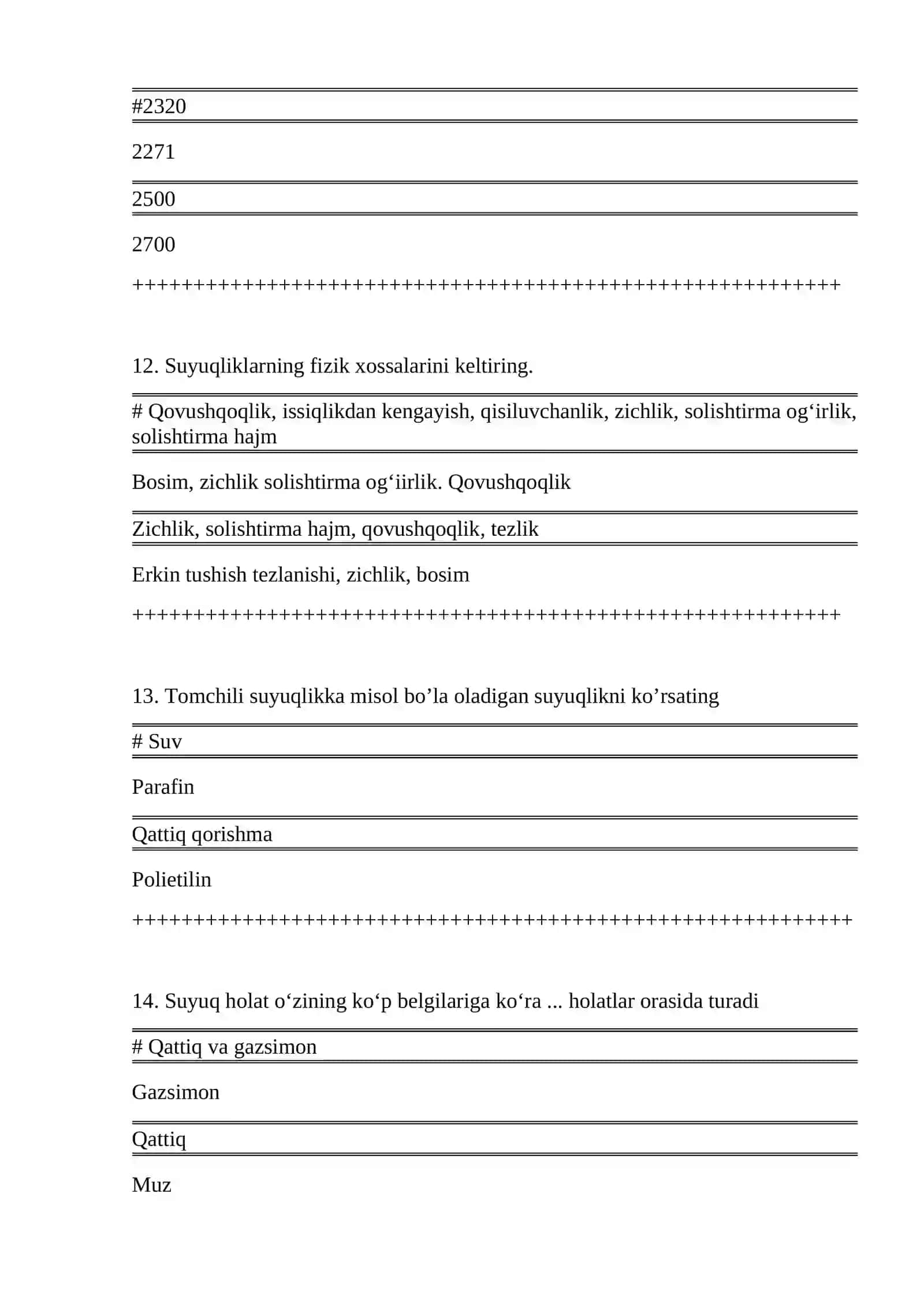 Gidravlik presslar qaysi qonun asosida ishlaydi? 4
