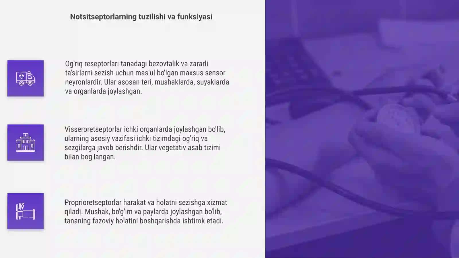 Ogriq reseptorlari 4