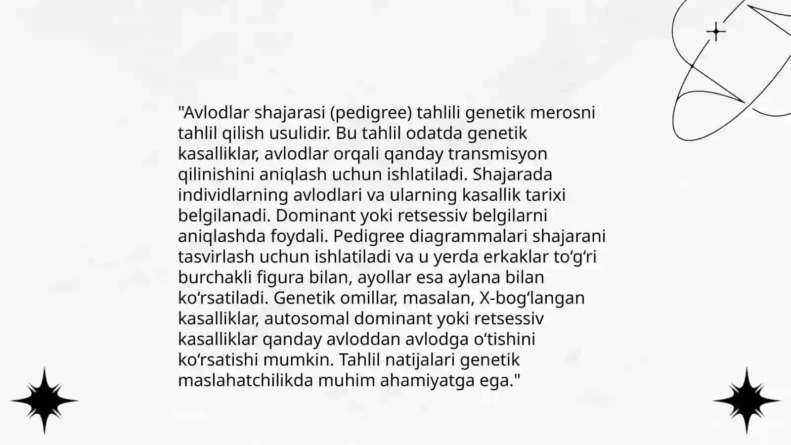 Irsiy kasalliklarning nasllanish turi 4