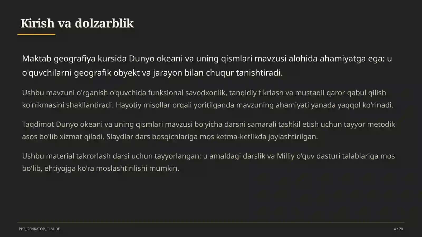 Dunyo okeani va uning qismlari (7-sinf) 4