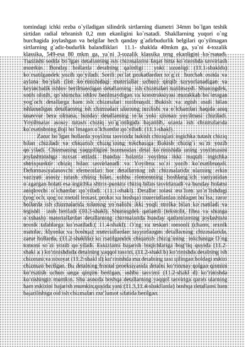 Detallarning ish chizmalarini chizish 4