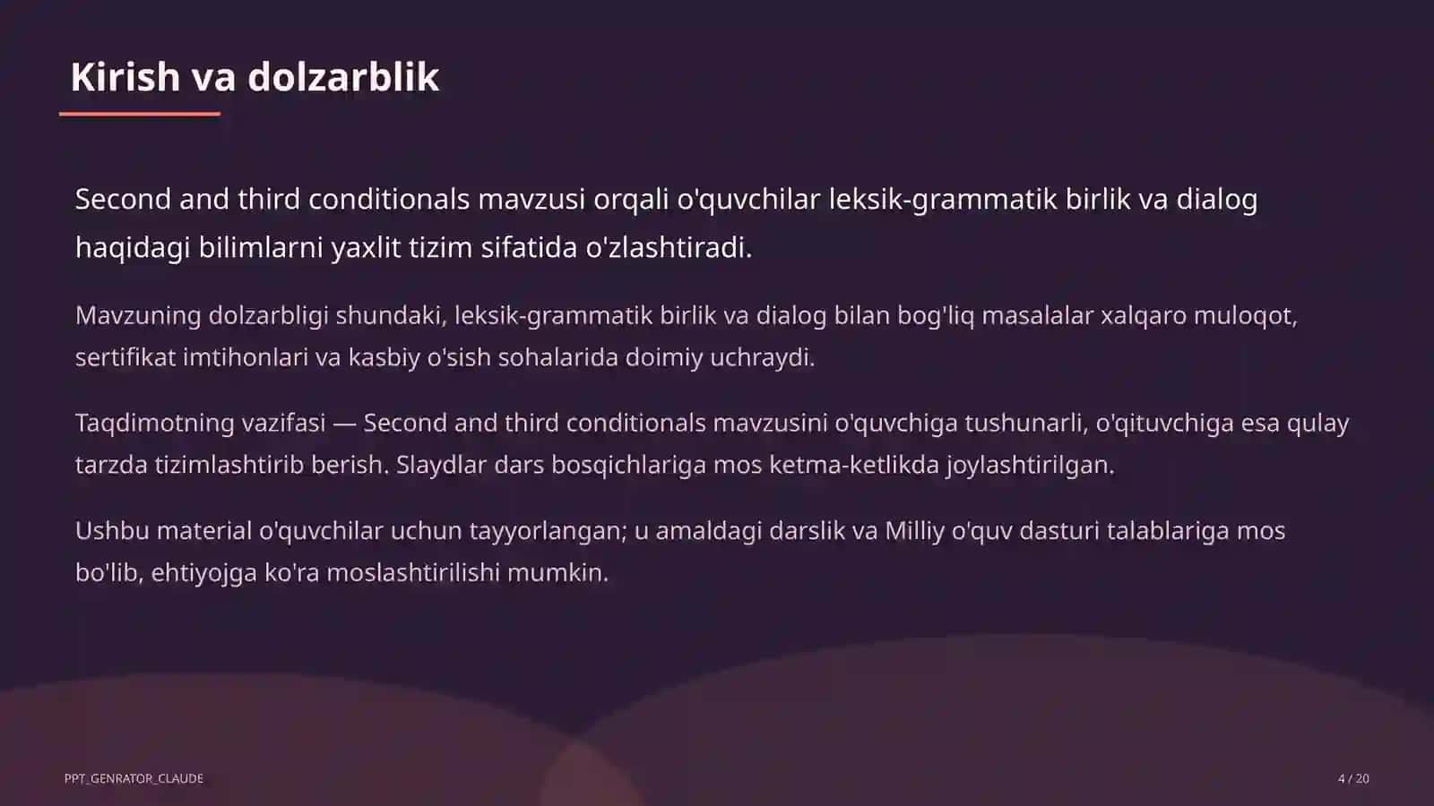Ingliz tili (1–11) 4
