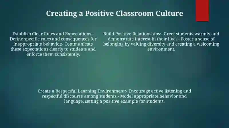 Classroom Management Techniques 4