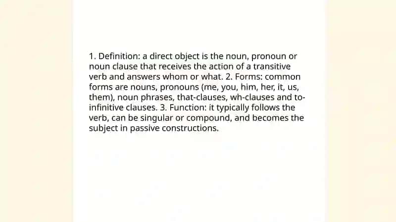 Verbs objectivs and complements 4