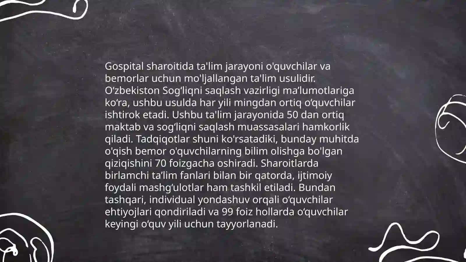 Gospital ta'limga jalb etiluvchi tayanch-harakat a'zolarida nuqsoni boʻlgan bolalarni inklyuziv ta'lim sharoitida o'qitish va tarbiyalash 4