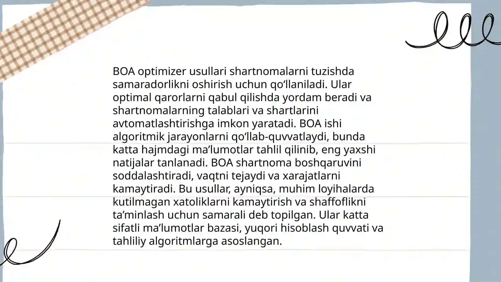 BOA optimizerlar 4