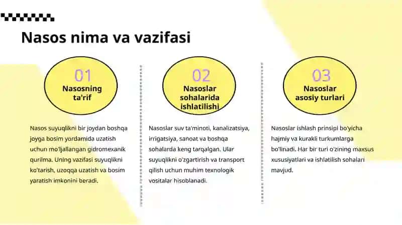Nasoslar: Turlari va Asosiy Parametrlari 4