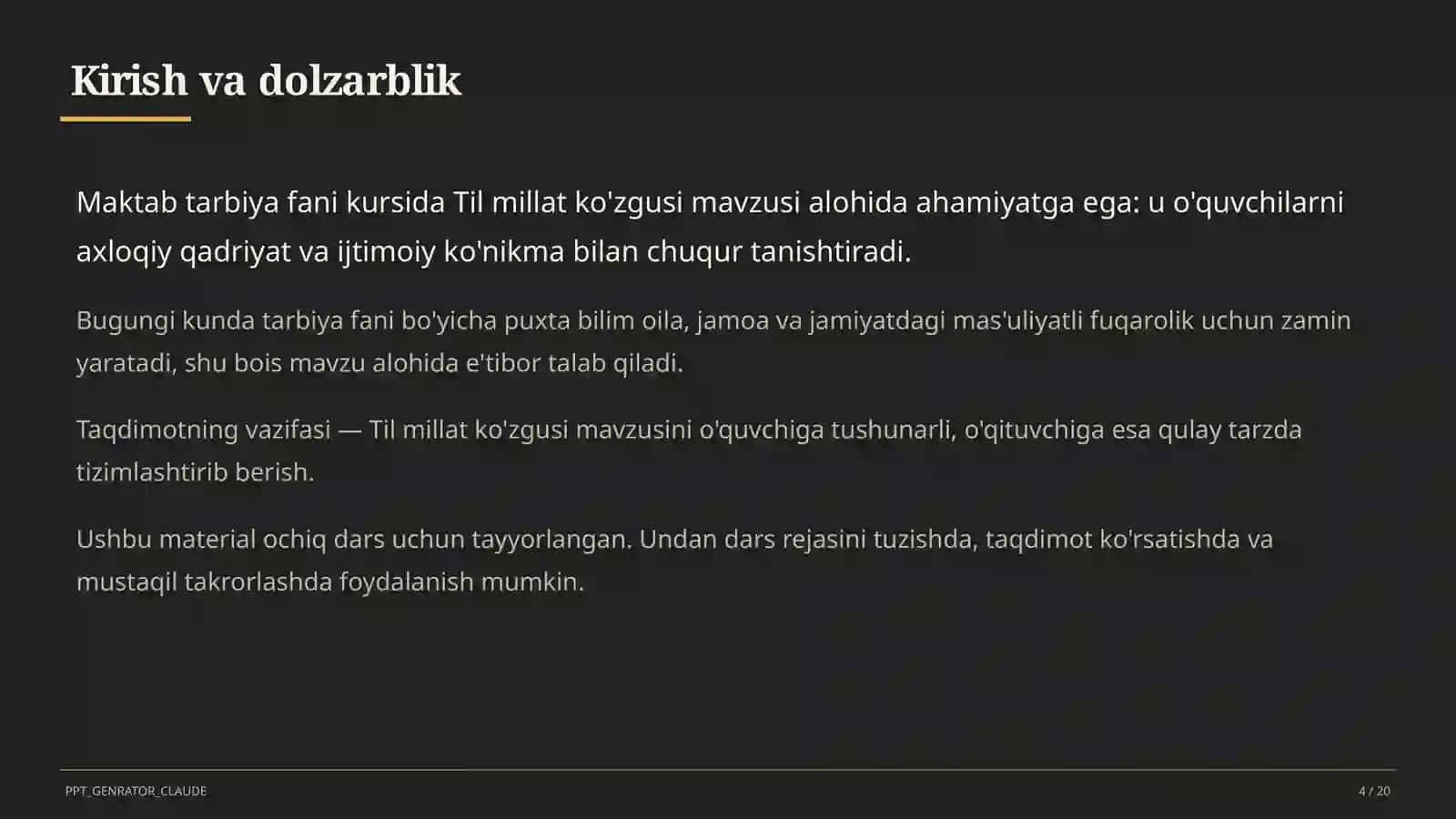 Til millat ko'zgusi (6-sinf) 4