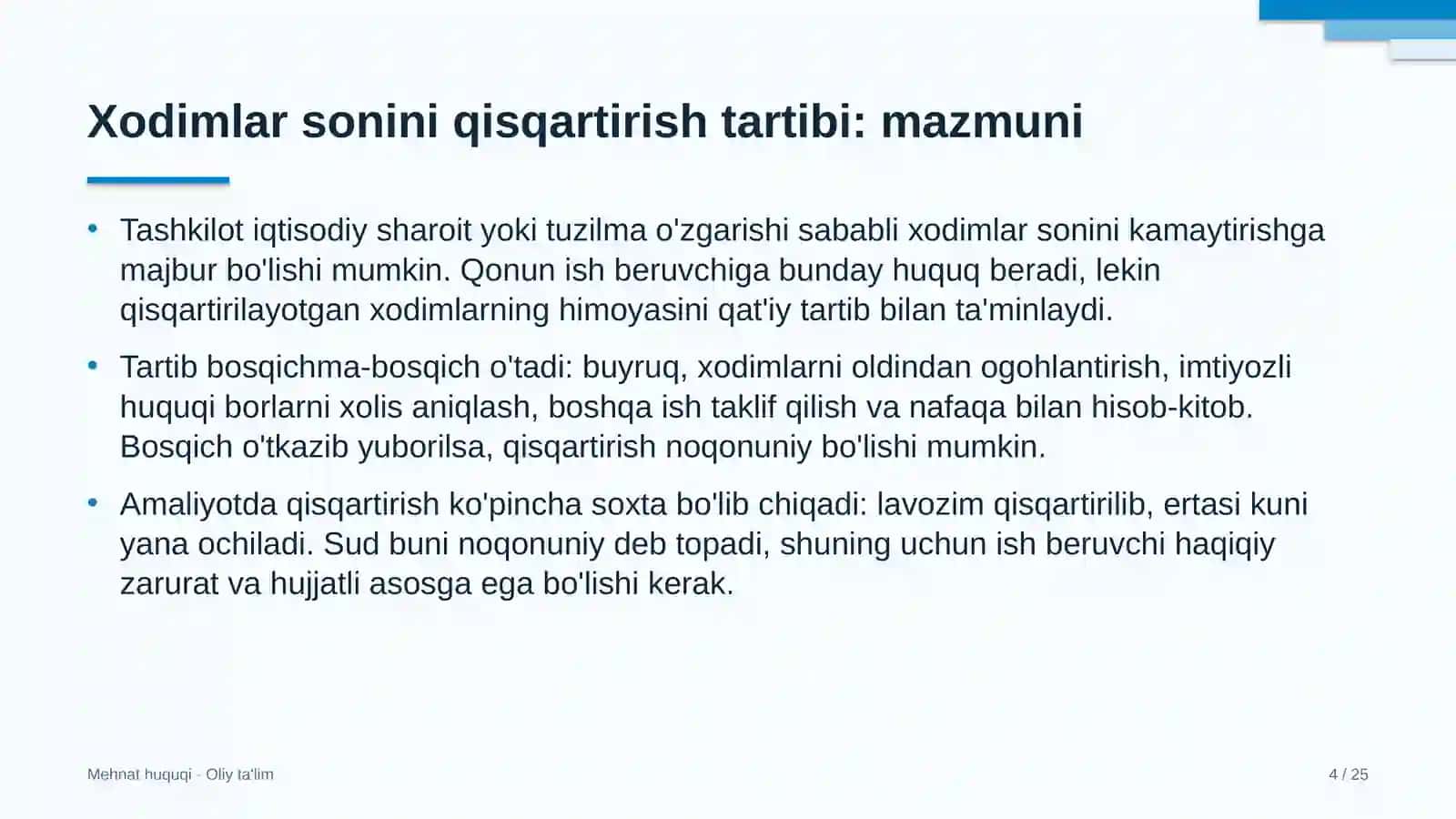 temir yo'l transportida xodimlar sonini qisqartirish tartibi 9594 4