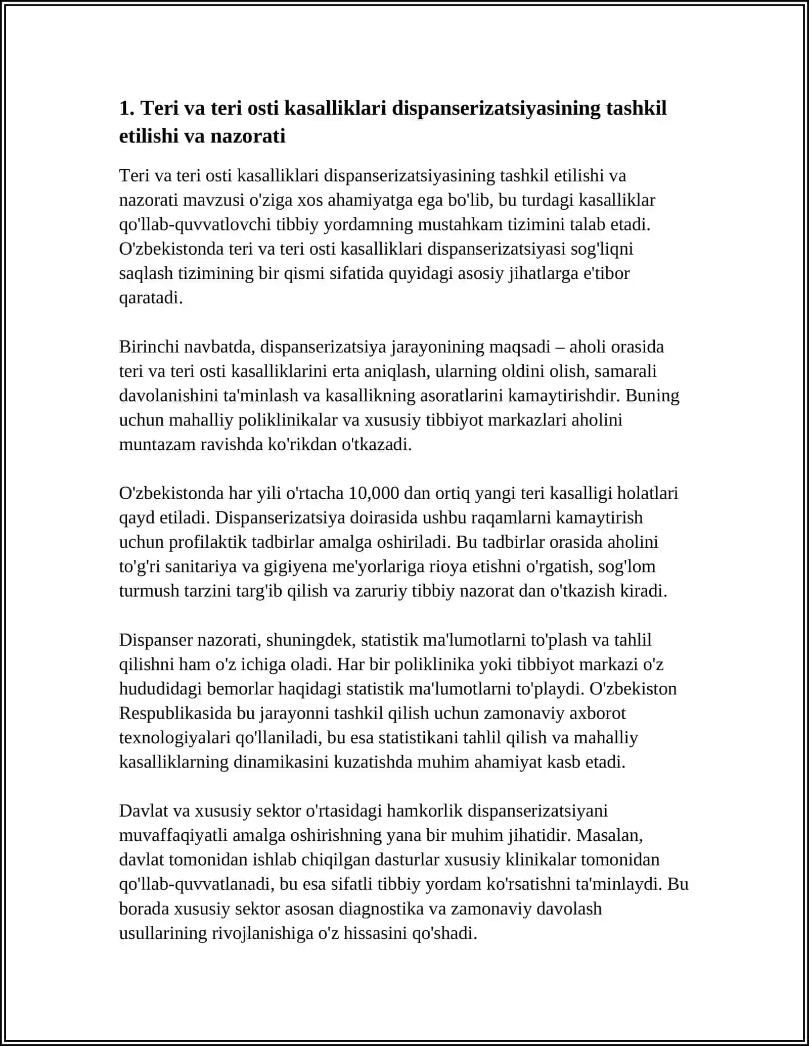 TERI TANOSIL KASALLIKLARI DISPANSERIZATSIYASI VA TERINING PARAZITAR KASALLIKLARI 4