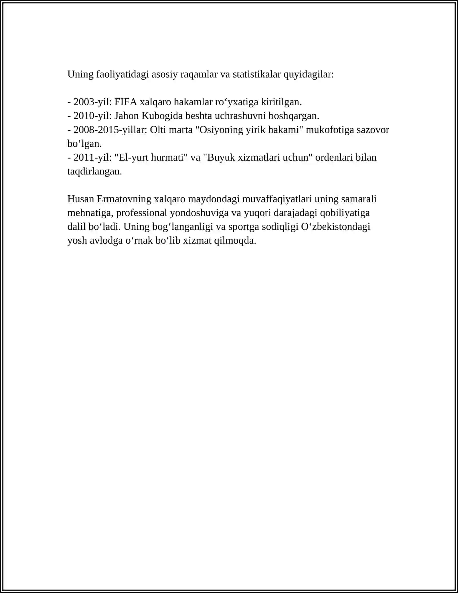 HUSAN ERMATOVNING MUHARRIRLIK FAOLIYATI 4