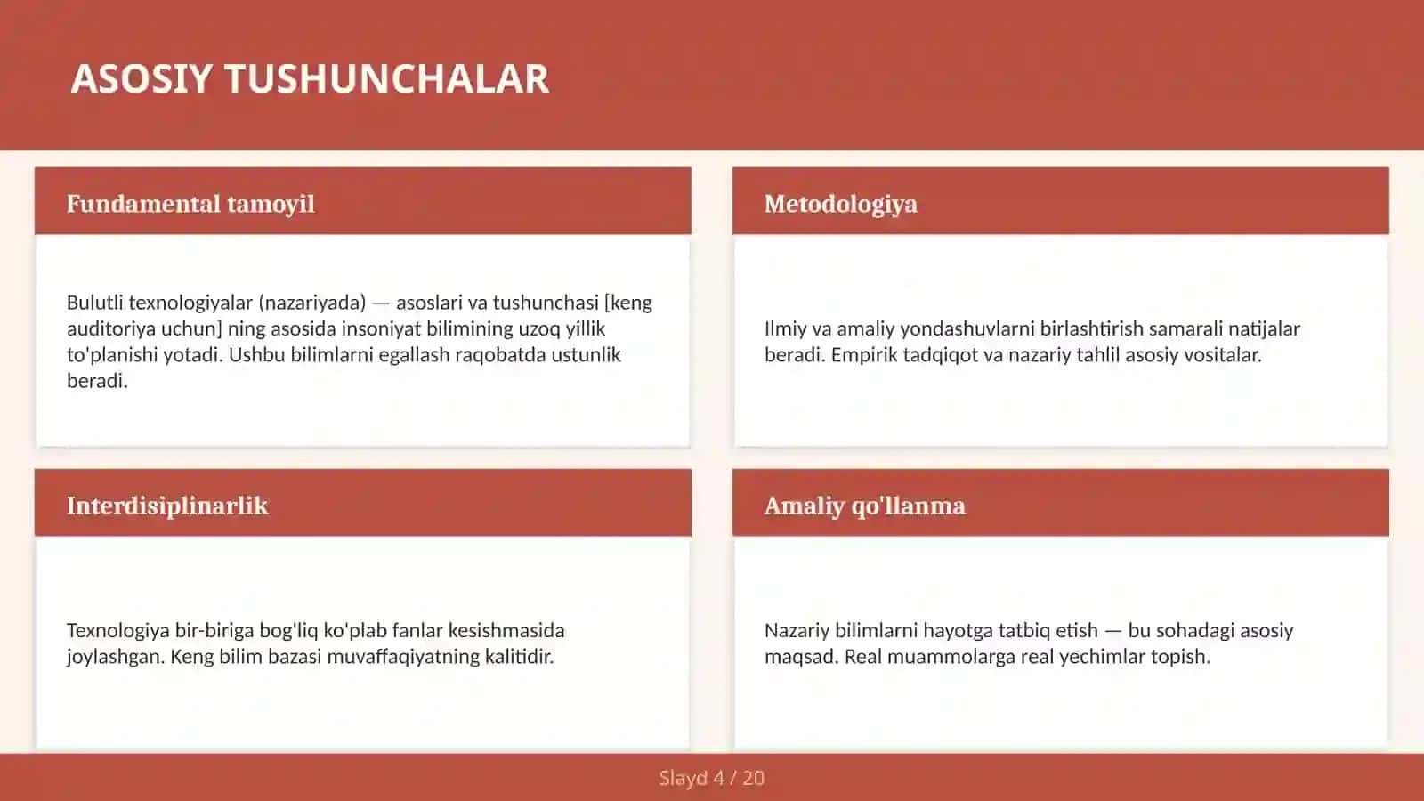 Bulutli texnologiyalar (nazariyada) — asoslari va tushunchasi 4