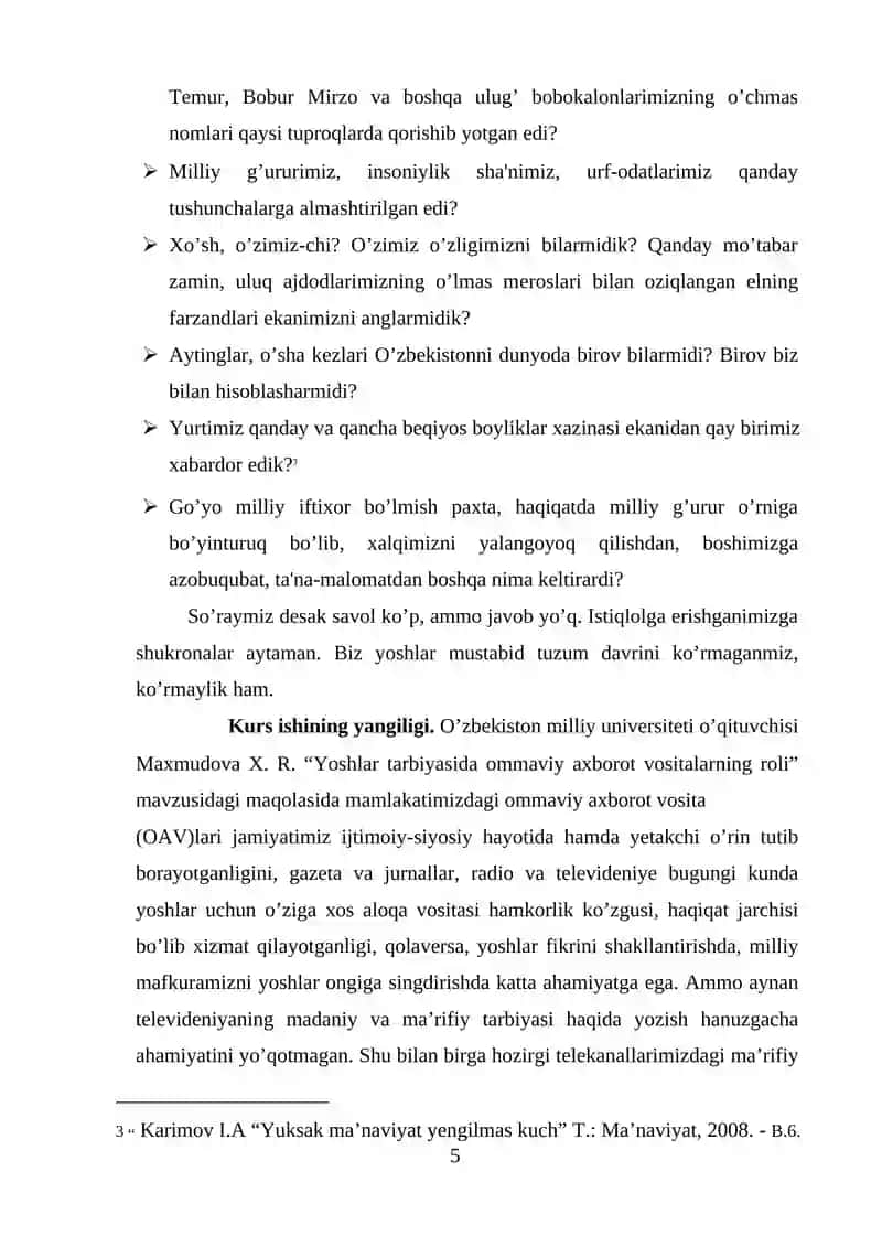 TELEVIDENIYENING MADANIY VA MA’RIFIY VAZIFASI 4