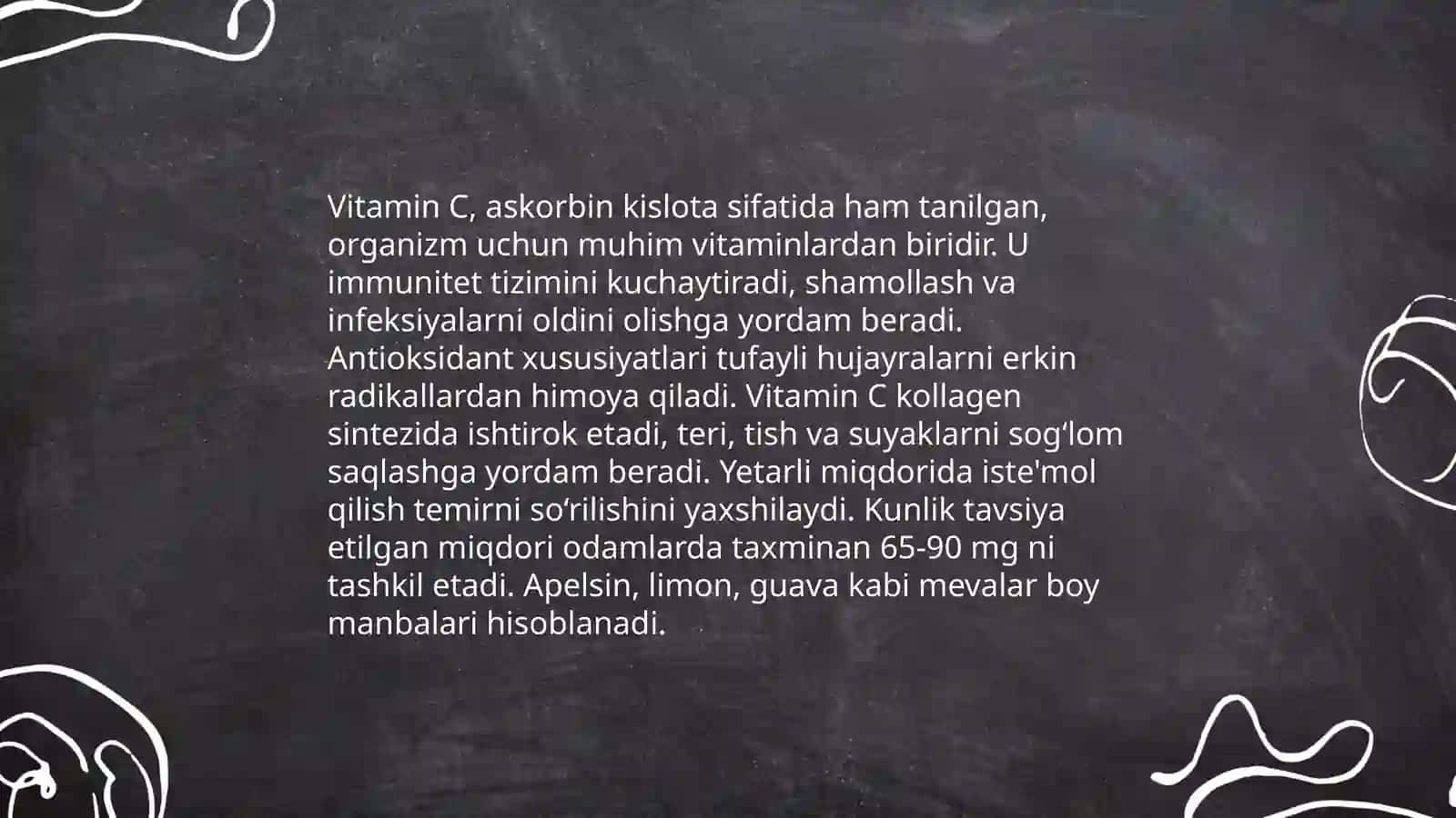 Suvda eriydigan vitaminsimon moddalar 4