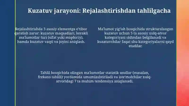 Marketing tadqiqotlarida kuzatuv usullari 4