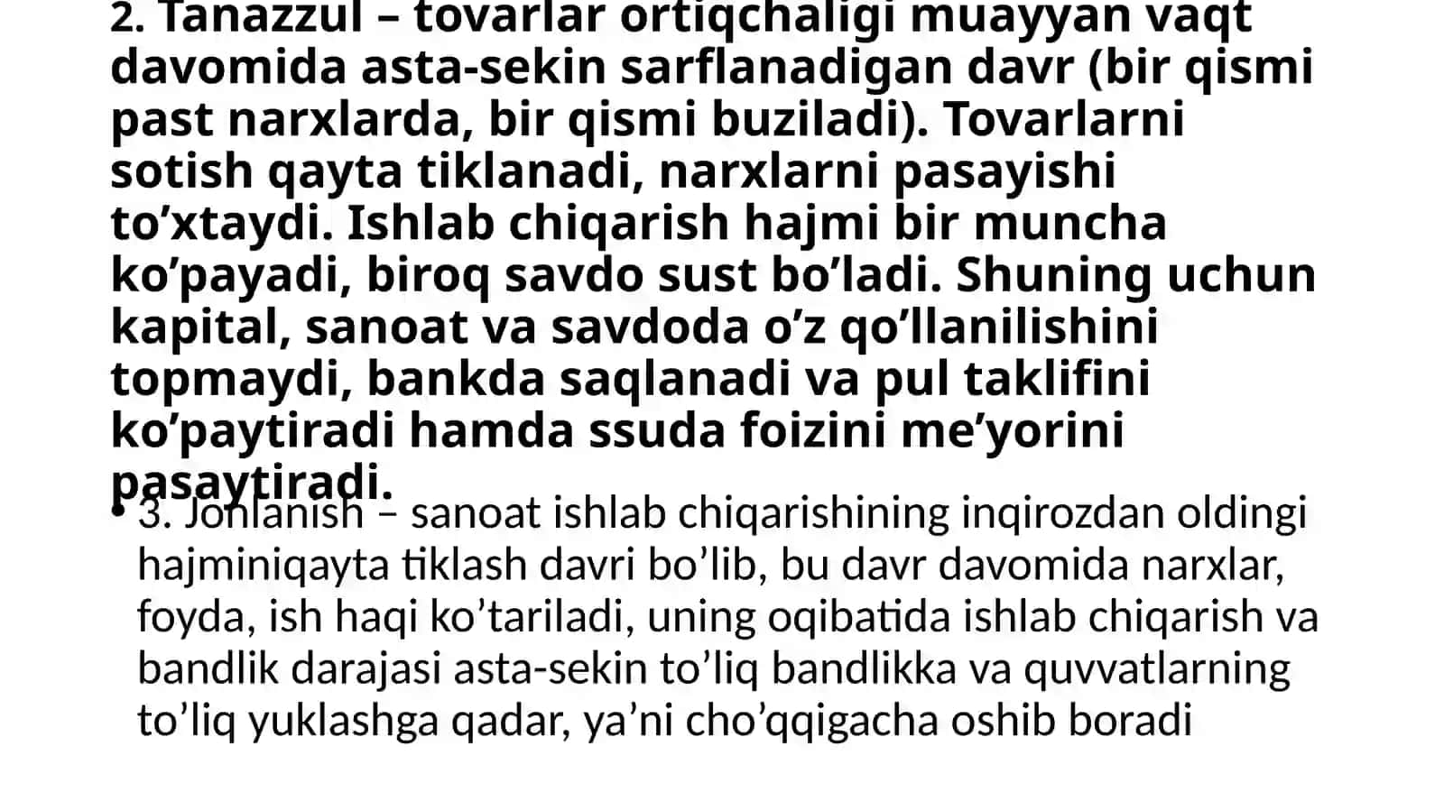 REALIQTISODIY DAVRLAR NAZARIYASI 4