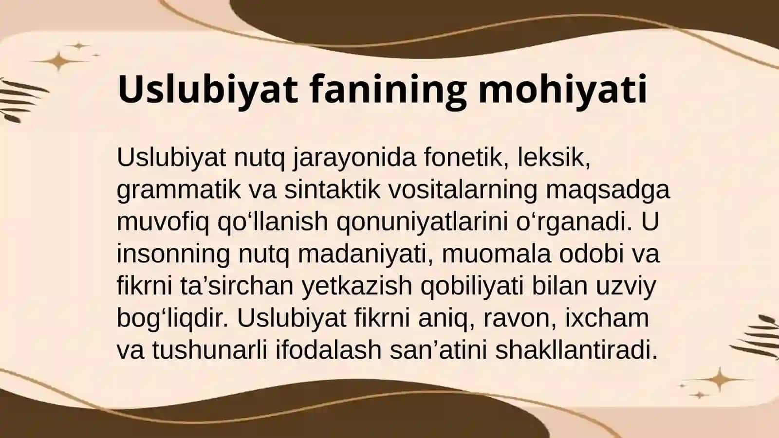 Nutq uslublariga oid manbalar bilan ishlash 4