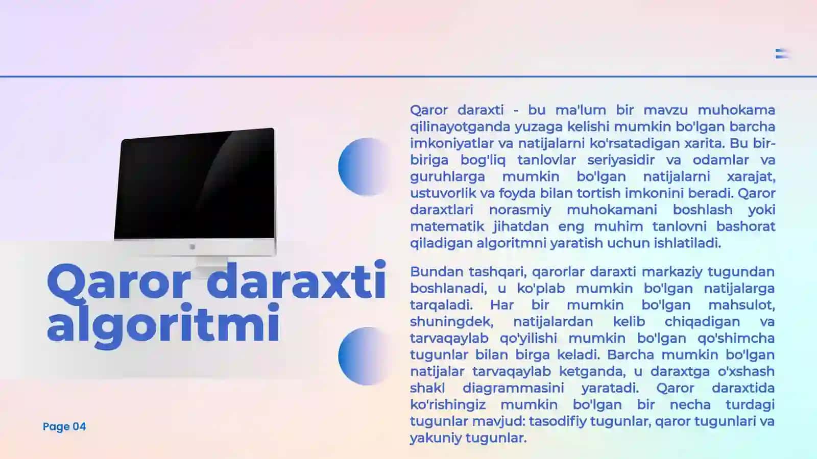 O‘quvchilarning vizual-grafik ko'nikmalarini muammoli ta’lim (PBL) muhitida shakllantiruvchi o’quv platformasini yaratish texnologiyasi 4