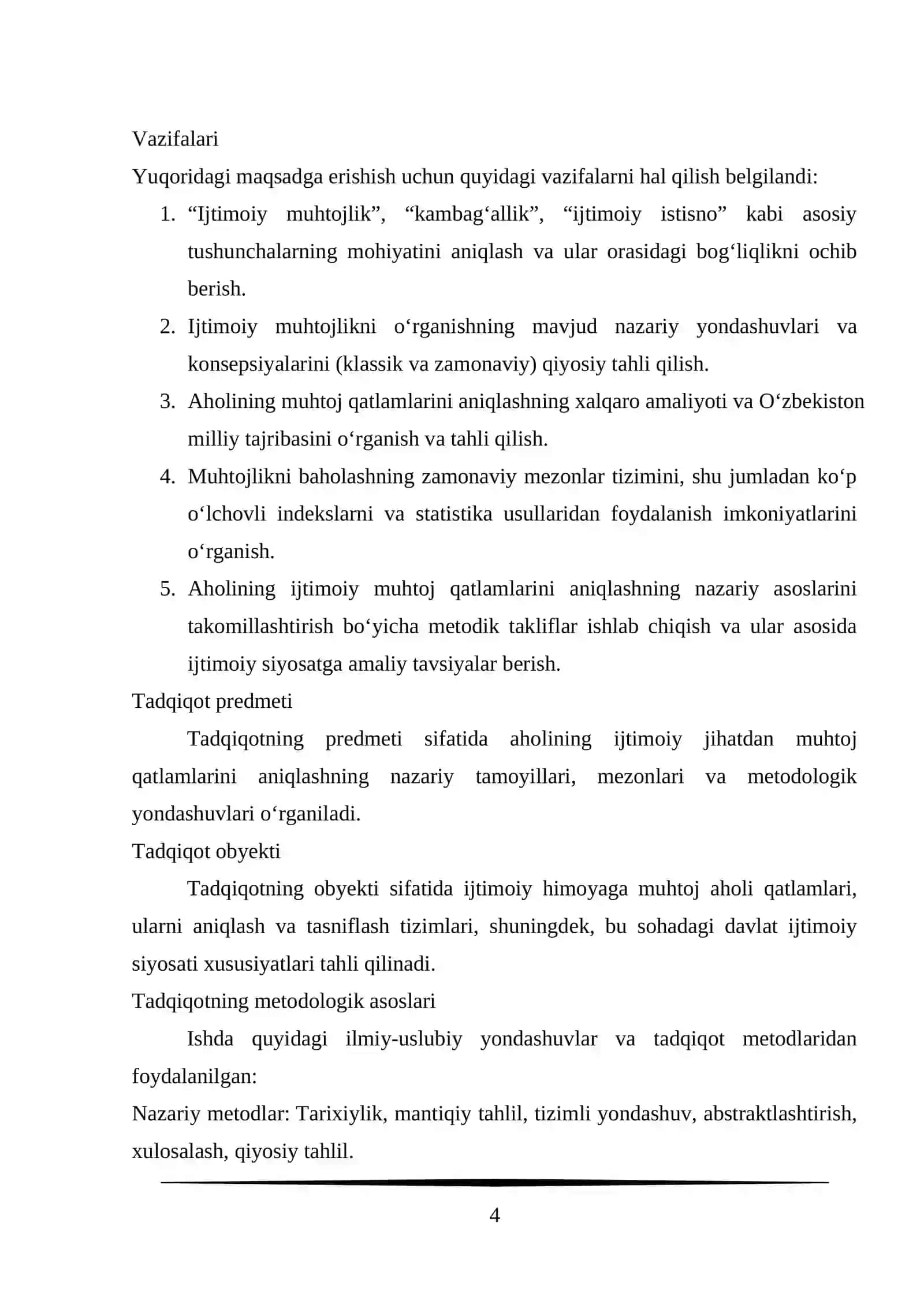 Aholining ijtimoiy jihatdan muhtoj qatlamlari 4