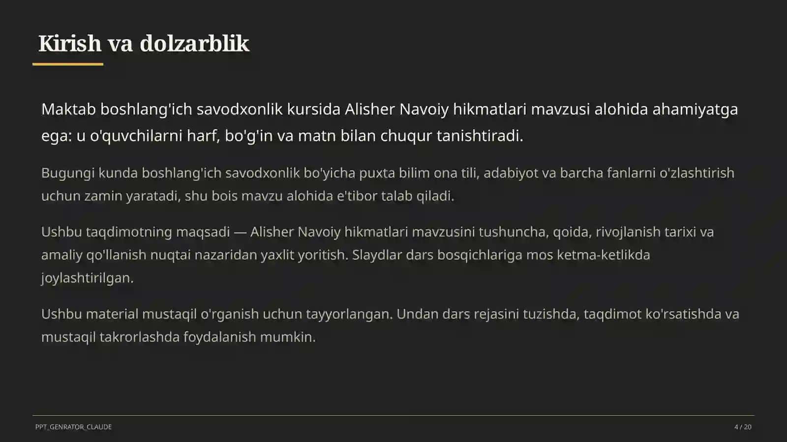 Alisher Navoiy hikmatlari (3-sinf) 4