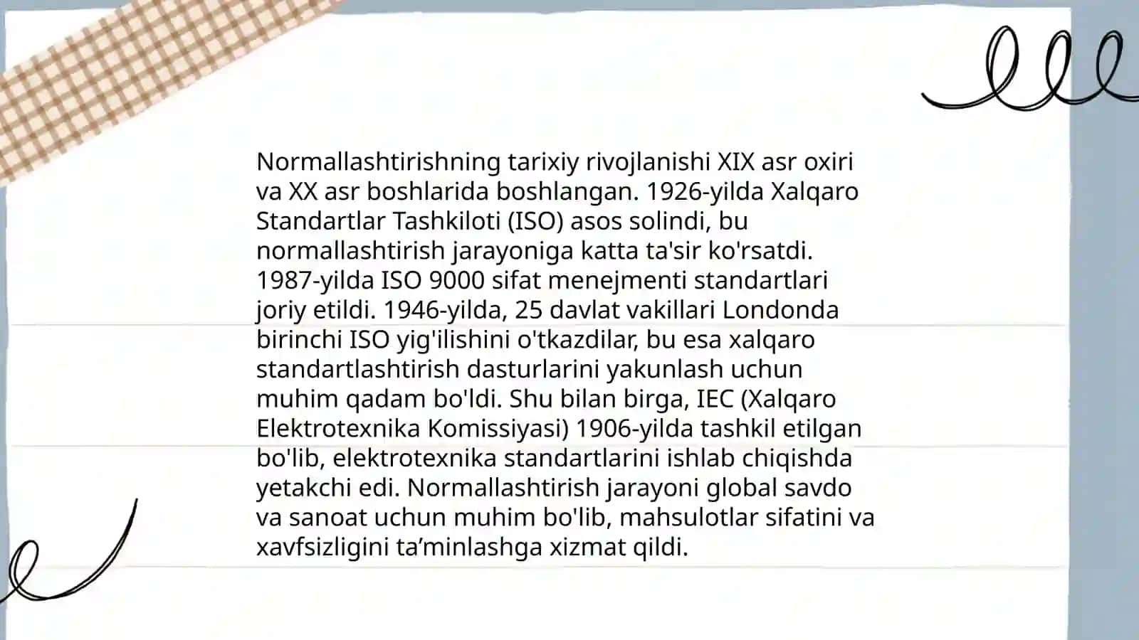 Normallashtirish tamoyilining mohiyati 4