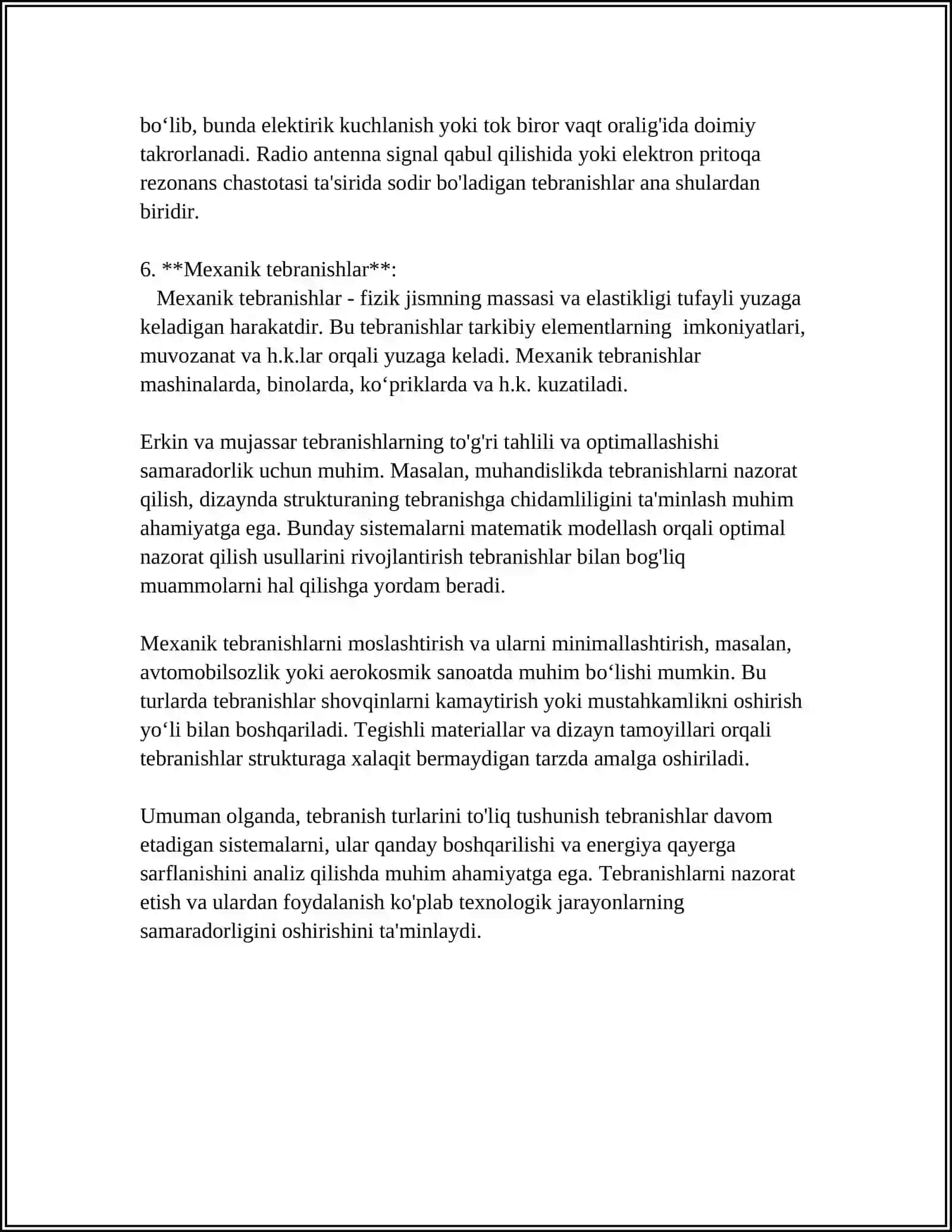 TEBRANISH QONTURIDAGI MAJBURIY TEBRANISHLARNI ÒRGANISH 4