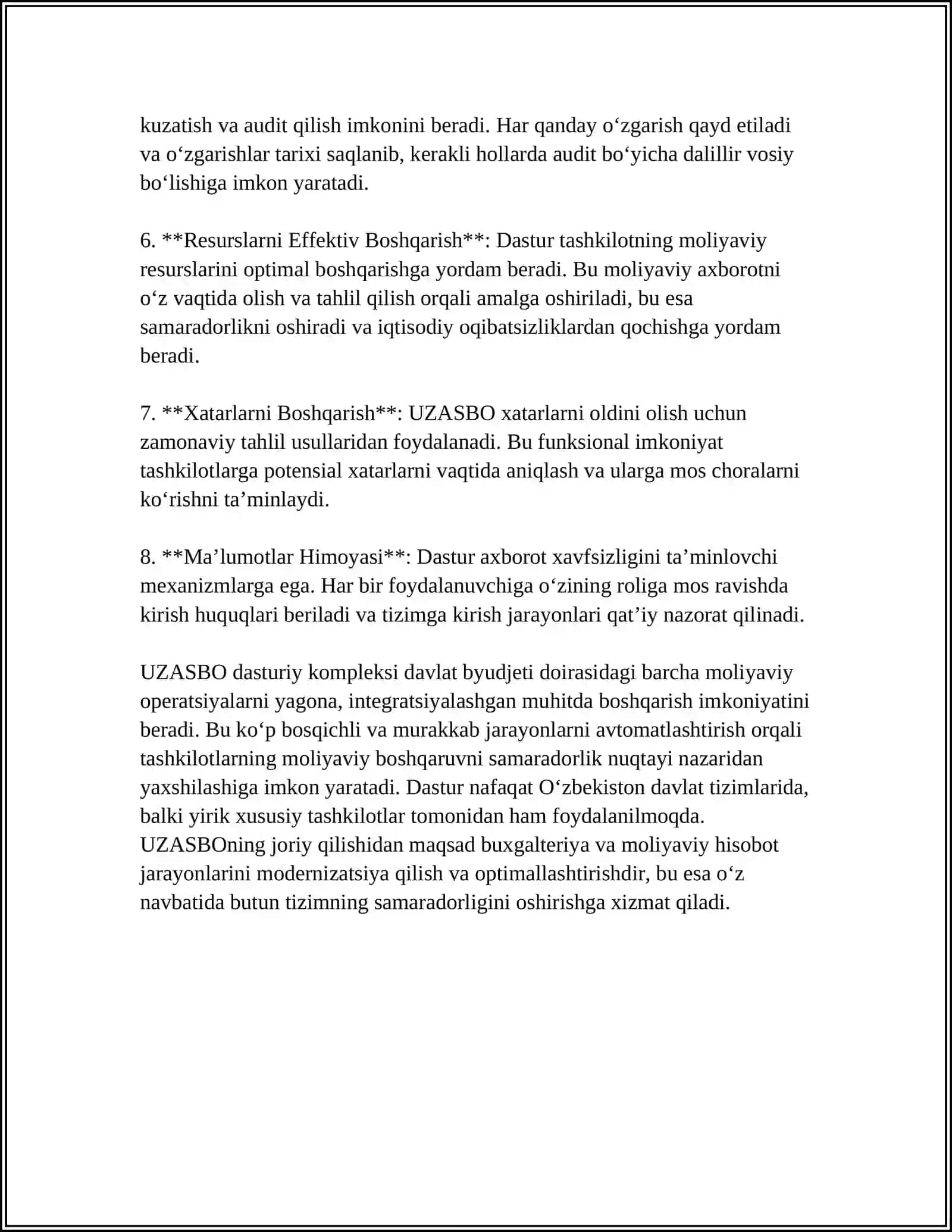UZASBO DASTURIY MAJMUASI HAQIDA 4