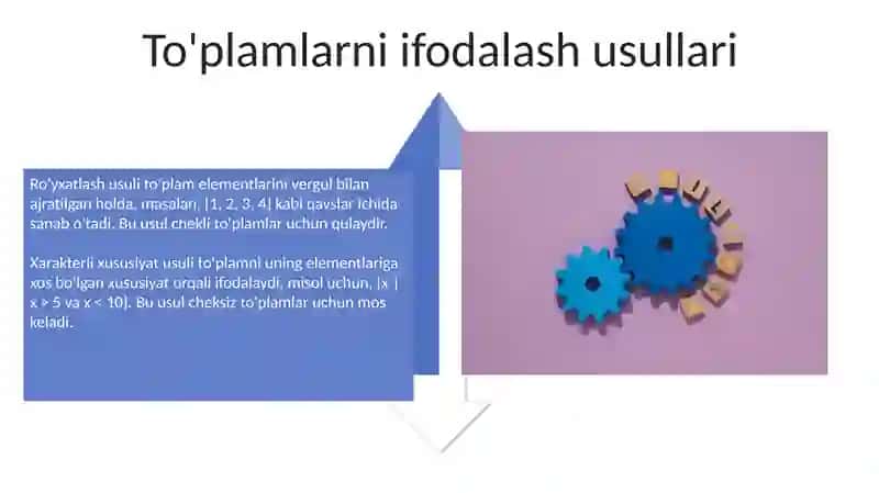 Toʻplamlar va ular ustida amallar 4