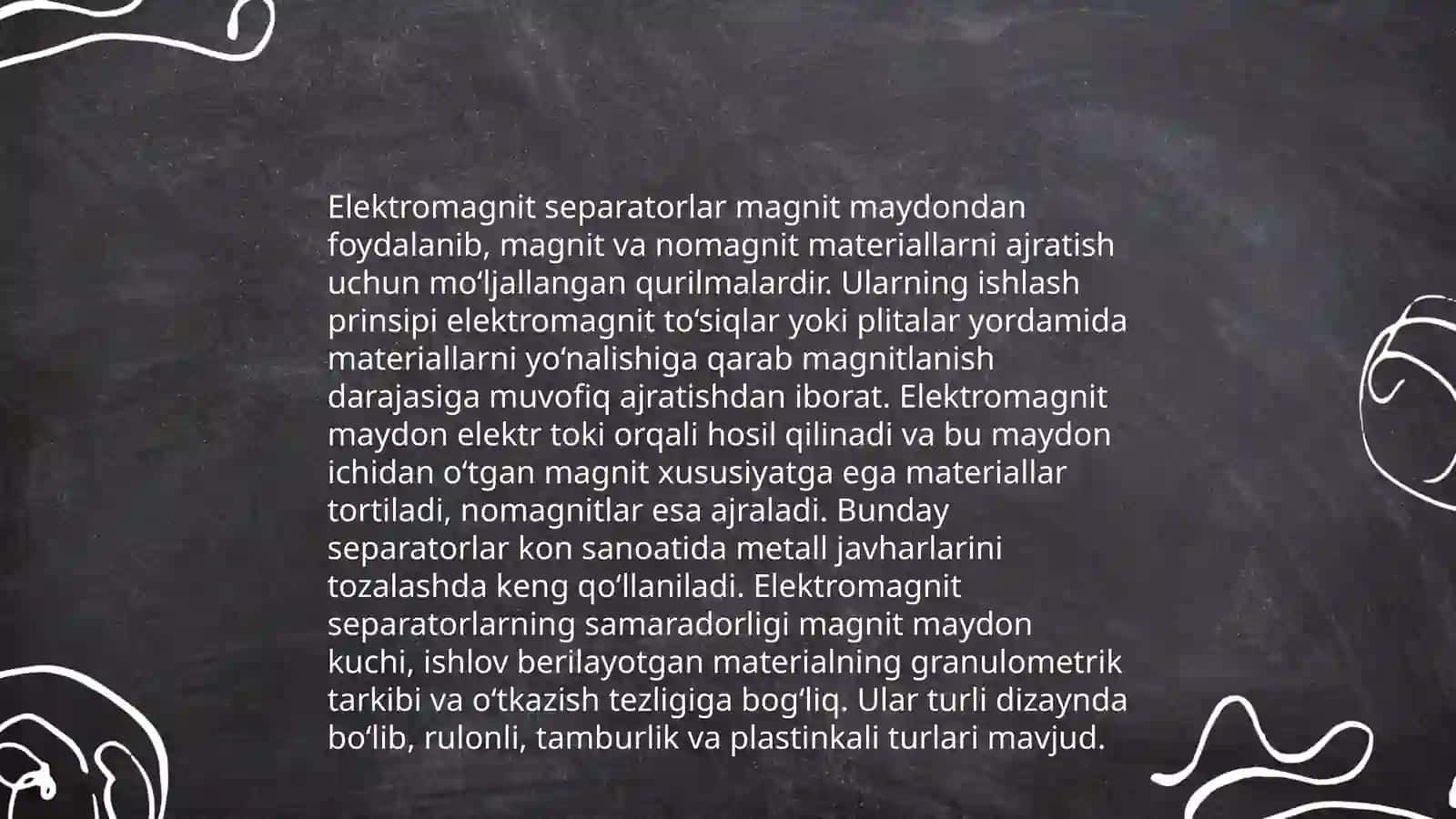 Elektromagnit separatorlar 4