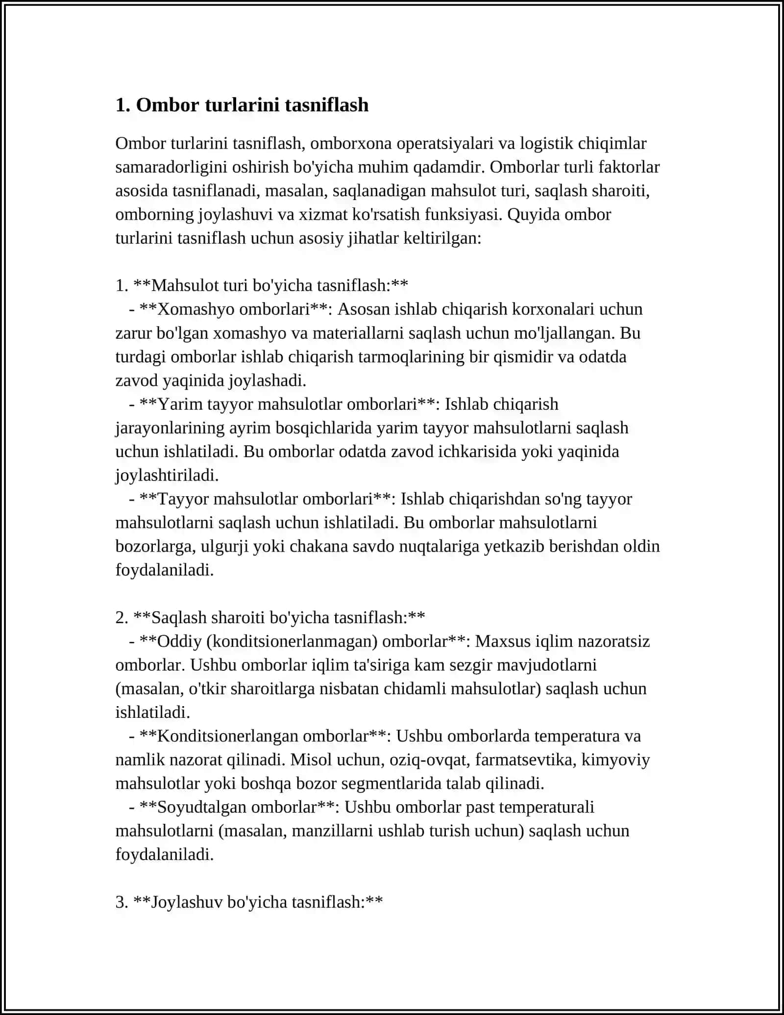 NEFT OMBORLARINING JOYLASHISH OʻRINLARI VA TEXNIK KOʻRSATKICH 4