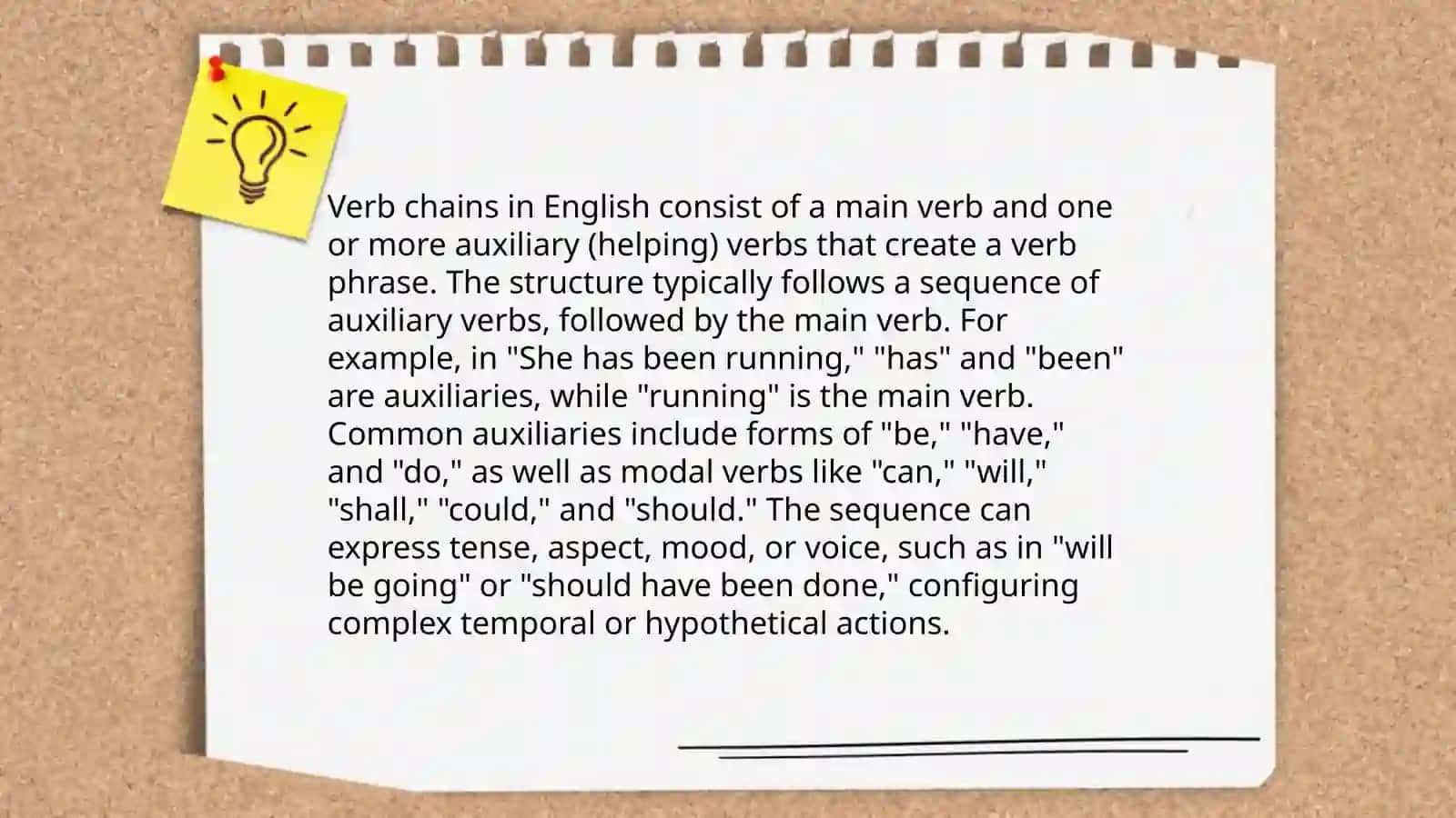 Verb Chains 4