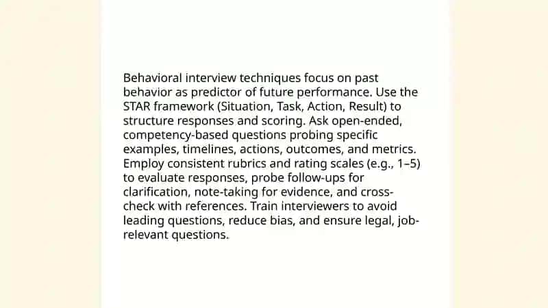 Job interview 4