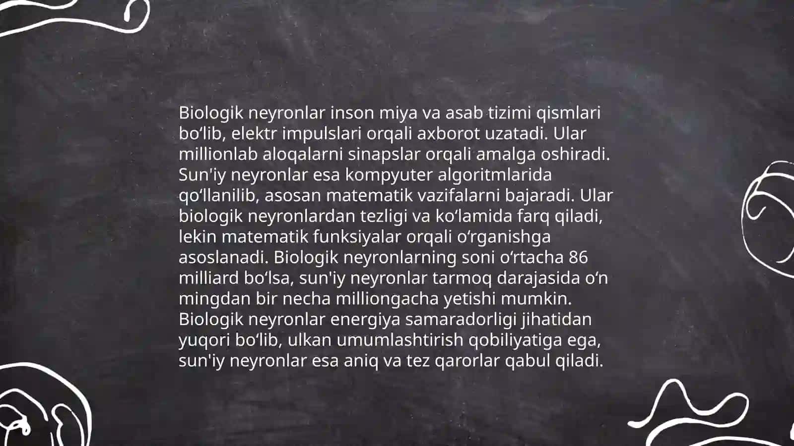 Sun’iy neyron tarmoqlari 4