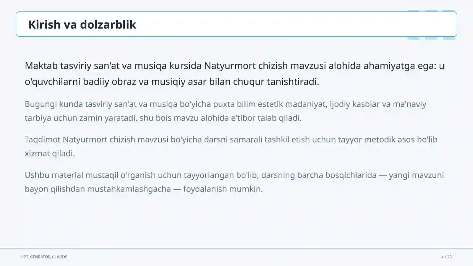 Natyurmort chizish (2-sinf) 4