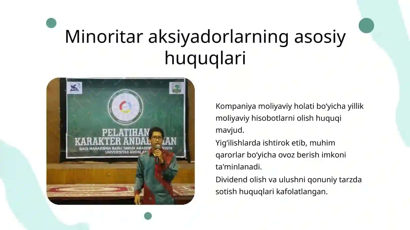 Minoritar aksiyadorlarning huquqlari va qonuniy manfaatlari ximoya qilish mexanizmi 4