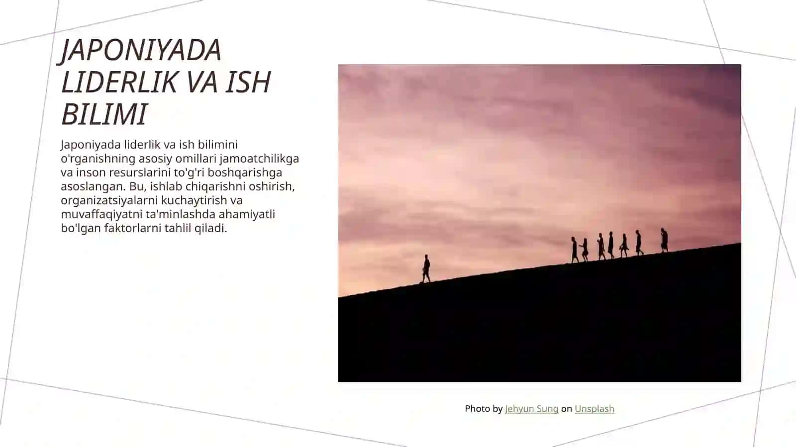 Yaponiyada inson resurslarini boshqarishning asosiy omillari 4