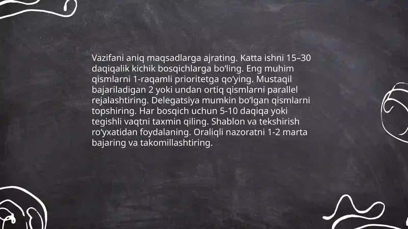 Mustaqil ishimni tezroq chiqaring 4