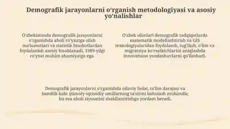 Oʻzbek olimlarining aholi geografiyasi muammolariga qoʻshgan hissasi 4