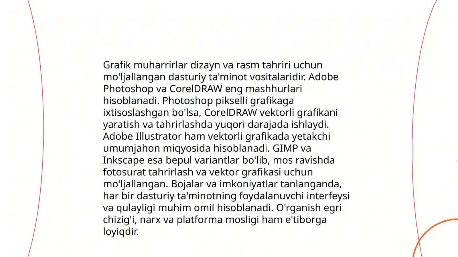 Grafik dasturlar bilan ishlash 4