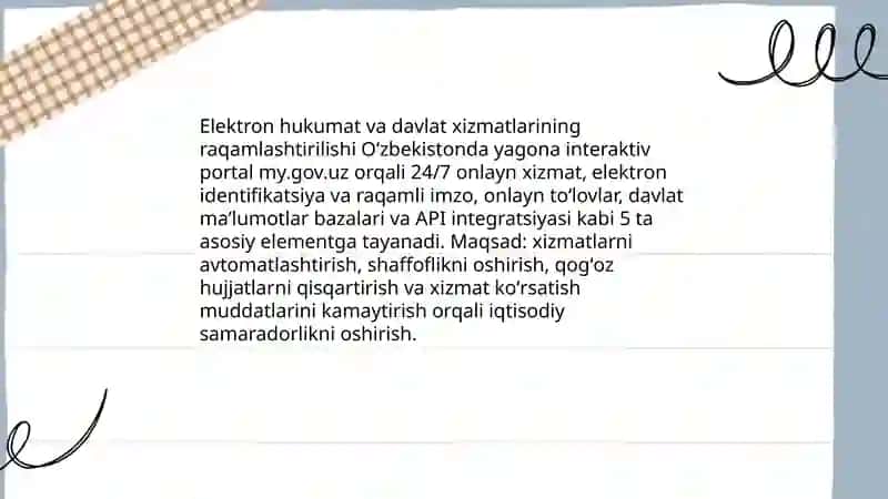 Oʻzbekistonda ijtimoiy-iqtisodiy sohalarni innovatsion rivojlantirish va raqamlashtirish odimlar 4