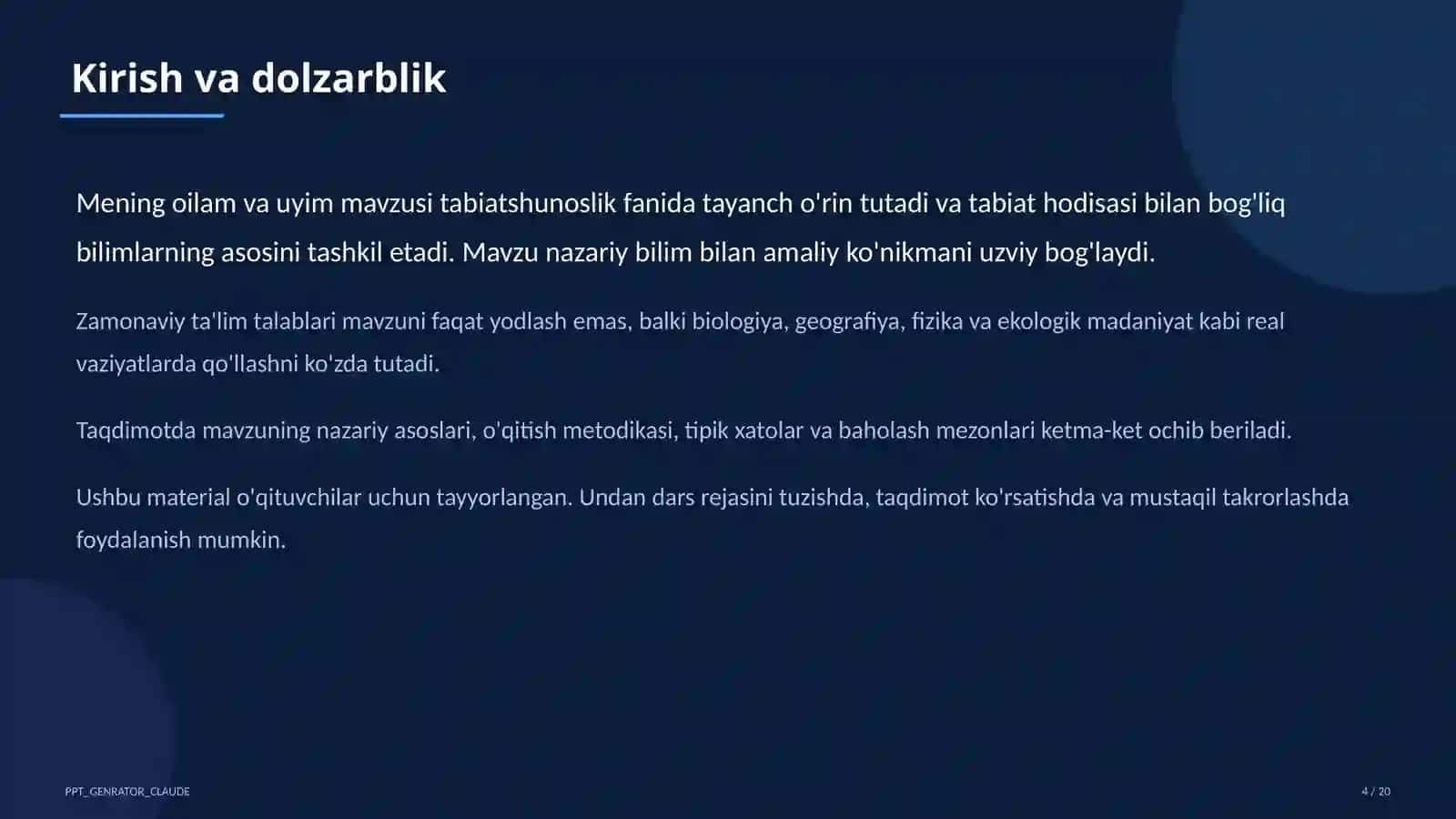 Mening oilam va uyim (1-sinf) 4