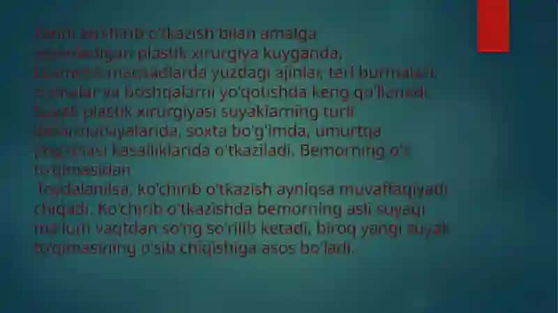 YUZDAGI PLASTIK OPERATSIYALAR 4