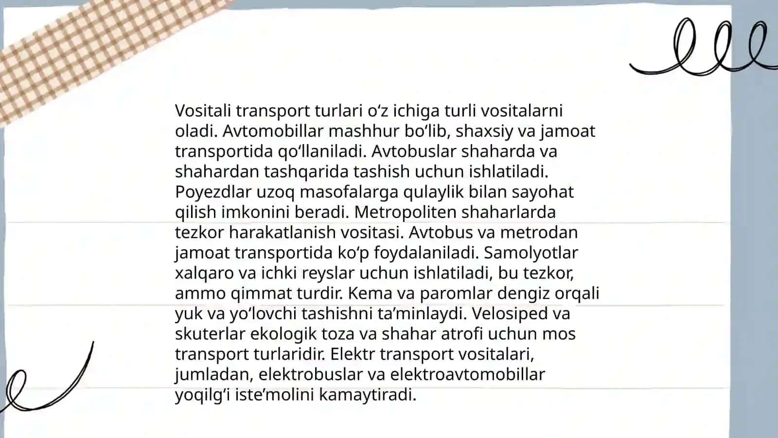 Moddalar transporti. Bevosita Vositali transport. Konformariya yoʻli bilan 4