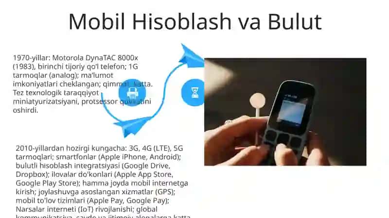 Mobil texnologiyalar haqida tushuncha va kelib chiqish tarixi 4