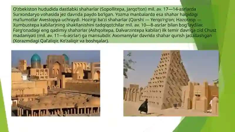 "DUNYO SHAHARSOZLIGI KADASTRI HAQIDA" 4